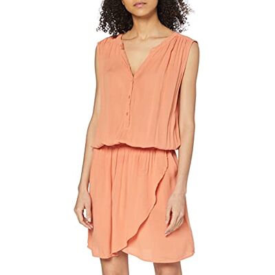 SPARKZ COPENHAGEN Tarita Short Dress vestido para mulher, Laranja (terracota), L SPARKZ COPENHAGEN Tarita Short Dress vestido para mulher, Laranja (terracota), L