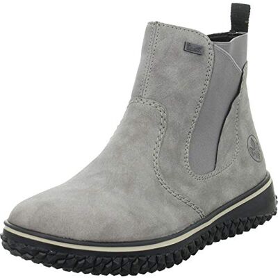 Rieker Herbst/Winter botas Chelsea mulher, Cinzento cinzento 40 Rieker Herbst/Winter botas Chelsea mulher, Cinzento cinzento 40
