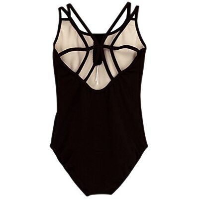 BOZEVON Collant de Ballet para Mulher Elegante Dança Ballet Collant de Dança Ginástica Collant Clássico Body de Ballet (Preto) BOZEVON Collant de Ballet para Mulher Elegante Dança Ballet Collant de Dança Ginástica Collant Clássico Body de Ballet (Preto)