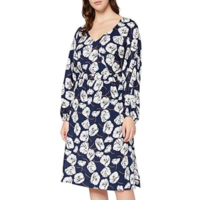 SPARKZ COPENHAGEN Tida Dress vestido para mulher, Azul (Marinha 780) SPARKZ COPENHAGEN Tida Dress vestido para mulher, Azul (Marinha 780)