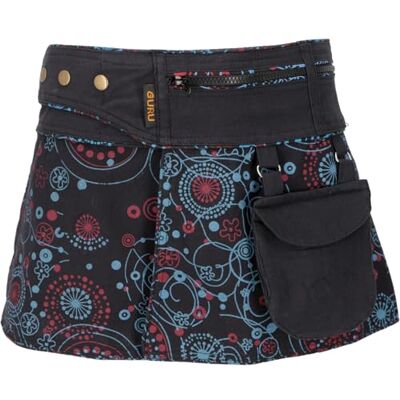 GURU SHOP GURU-SHOP, Saia Wrap, Cacheur, Sidebag, azeitona, algodão, Preto GURU SHOP GURU-SHOP, Saia Wrap, Cacheur, Sidebag, azeitona, algodão, Preto