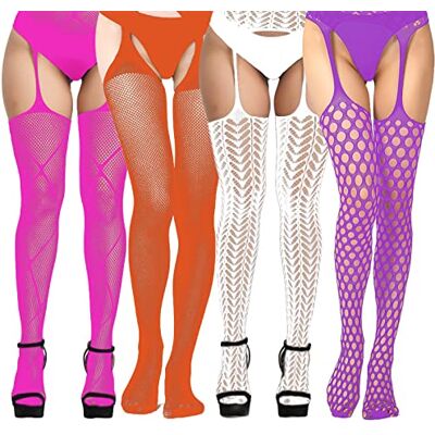 DRESHOW Mulheres sexy elástico meias de cintura alta meias de grade de meias meias meias de malha meia-calça DRESHOW Mulheres sexy elástico meias de cintura alta meias de grade de meias meias meias de malha meia-calça