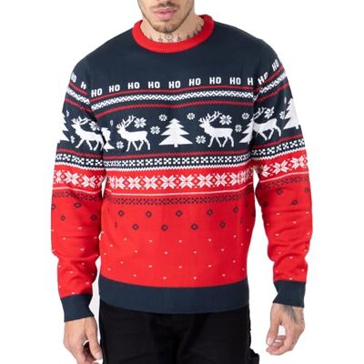 NOROZE Camisola de Natal de malha para homem e mulher, unissexo, de primeira qualidade, de malha jumper pulóver, S NOROZE Camisola de Natal de malha para homem e mulher, unissexo, de primeira qualidade, de malha jumper pulóver, S
