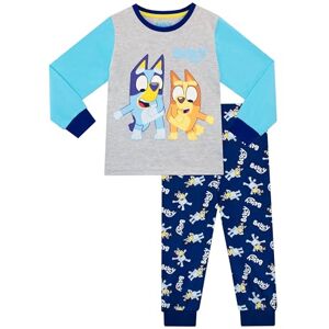 Bluey Pijama pijama infantil pijama infantil inverno para crianças para idades de 18 meses a 6 anos, multicolorido Bluey Pijama pijama infantil pijama infantil inverno para crianças para idades de 18 meses a 6 anos, multicolorido