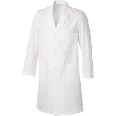 KODAMA Roupa de laboratório, roupão branco 100% algodão menino e menina, roupão químico Instituto 10 12 14 16 anos KODAMA Roupa de laboratório, roupão branco 100% algodão menino e menina, roupão químico Instituto 10 12 14 16 anos