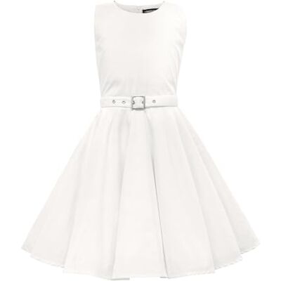 BlackButterfly Vestido para menina, Audrey, marfim, 13-14 anos BlackButterfly Vestido para menina, Audrey, marfim, 13-14 anos