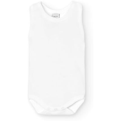 BABIDU 1125 Body Alça Sport liso 1 x 1 roupa de batizado, branco (branco 1), 98 (tamanho do fabricante: 36) bebé unissexo, Branco e ouro BABIDU 1125 Body Alça Sport liso 1 x 1 roupa de batizado, branco (branco 1), 98 (tamanho do fabricante: 36) bebé unissexo, Branco e ouro