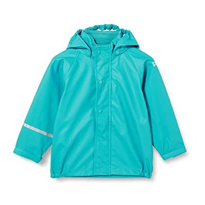 CareTec Rain jacket PU w/o fleece para unissexo crianças, turquesa (turquesa 968), 74 CareTec Rain jacket PU w/o fleece para unissexo crianças, turquesa (turquesa 968), 74