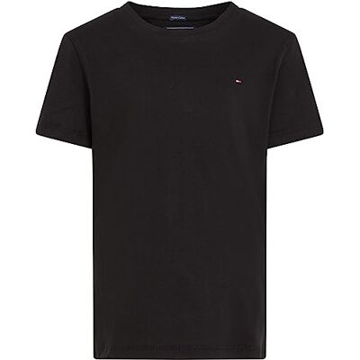 Tommy Hilfiger T-shirt de manga curta para rapazes com gola redonda, 5 anos Tommy Hilfiger T-shirt de manga curta para rapazes com gola redonda, 5 anos