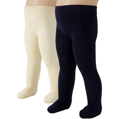 CALZITALY PACK de 2 pares meias para bebé, cuecas para recém-nascidos, branco, azul, rosa, 3-24 meses, 40 DEN, Made in Italy (1 par azul + 1 par creme, 3 meses) CALZITALY PACK de 2 pares meias para bebé, cuecas para recém-nascidos, branco, azul, rosa, 3-24 meses, 40 DEN, Made in Italy (1 par azul + 1 par creme, 3 meses)