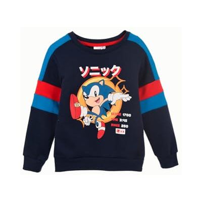 Sonic The Hedgehog Camisola para Criança, Camisola com Design Clássico de Sonic o Ouriço, Têxtil Macio Azul, Camisola para Crianças, Presente para Crianças, Tamanho 3 Anos Azul Sonic The Hedgehog Camisola para Criança, Camisola com Design Clássico de Sonic o Ouriço, Têxtil Macio Azul, Camisola para Crianças, Presente para Crianças, Tamanho 3 Anos Azul