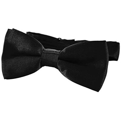 DonDon gravata-borboleta nobre para crianças combinada e ajustável 9x 4,5 cm com brilho aerado de seda DonDon gravata-borboleta nobre para crianças combinada e ajustável 9x 4,5 cm com brilho aerado de seda