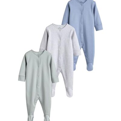 NEXT Bebés niño Pack de 3 Pijamas Tipo Pelele de bebé NEXT Bebés niño Pack de 3 Pijamas Tipo Pelele de bebé
