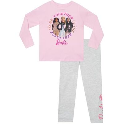 Barbie Pijama Pijamas para Menina Pijamas de Inverno Menina, ROSA Barbie Pijama Pijamas para Menina Pijamas de Inverno Menina, ROSA