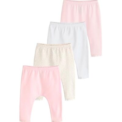 NEXT Bebés menina pack de 4 leggings de bebé NEXT Bebés menina pack de 4 leggings de bebé