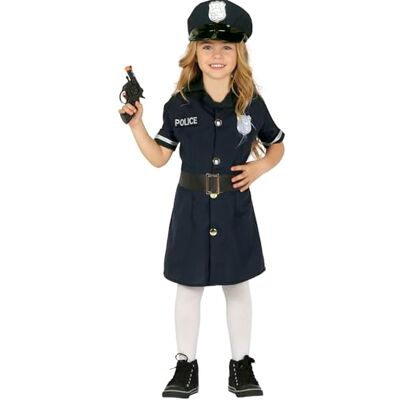 FIESTAS GUIRCA disfarce polícia menina infantil idade 3-12 anos FIESTAS GUIRCA disfarce polícia menina infantil idade 3-12 anos