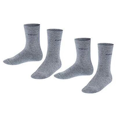 ESPRIT Unissexo crianças Foot Logo 2-Pack meias respirável ecológicas, algodão reforçado resistente costura plana suave para dedos sem pressão lisos 2 pares ESPRIT Unissexo crianças Foot Logo 2-Pack meias respirável ecológicas, algodão reforçado resistente costura plana suave para dedos sem pressão lisos 2 pares