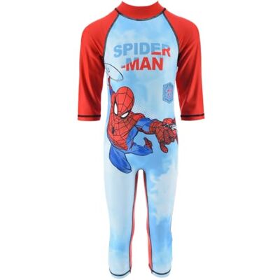 Marvel Spiderman Fato de banho para crianças, fato de banho proteção UV, conjunto de uma peça de natação, t-shirt e calças de banho, tamanhos 3 a 8 anos (FR/ES, idade, 4 anos, regular, vermelho) Marvel Spiderman Fato de banho para crianças, fato de banho proteção UV, conjunto de uma peça de natação, t-shirt e calças de banho, tamanhos 3 a 8 anos (FR/ES, idade, 4 anos, regular, vermelho)