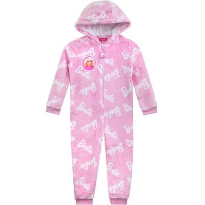Barbie Macacão meninas Macacão para meninas, pijamas de lã rosa para crianças, tamanhos 5 a 13 anos, Mercadoria oficial Barbie Macacão meninas Macacão para meninas, pijamas de lã rosa para crianças, tamanhos 5 a 13 anos, Mercadoria oficial