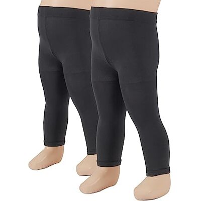 CALZITALY 2 pares X LEGGINGS Curtos SEMI opacos para bebés Malha de corte pirata em microfibra, 40 den, preto, branco, 4/6, 8/10, 12/14 anos, calçados italianos , 2 pares pretos CALZITALY 2 pares X LEGGINGS Curtos SEMI opacos para bebés Malha de corte pirata em microfibra, 40 den, preto, branco, 4/6, 8/10, 12/14 anos, calçados italianos , 2 pares pretos