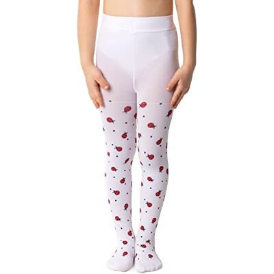 NOQ Meia-calça fina para crianças com estampado bonito para meninas, 40 DEN, cerimônia de baile escolar casual NOQ Meia-calça fina para crianças com estampado bonito para meninas, 40 DEN, cerimônia de baile escolar casual