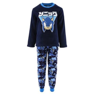 Sonic The Hedgehog Pijama para criança, t-shirt e calças compridas conjunto de 2 peças para criança, design Sonic o ouriço pijama polar suave, presente infantil (FR/ES, idade, 3 anos, regular, azul) Sonic The Hedgehog Pijama para criança, t-shirt e calças compridas conjunto de 2 peças para criança, design Sonic o ouriço pijama polar suave, presente infantil (FR/ES, idade, 3 anos, regular, azul)
