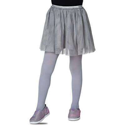 LORES Leggings lisas infantis, para balé, dança ou escola, 40 denier, opacas, fabricadas em Itália, Cinzento (cinzento) LORES Leggings lisas infantis, para balé, dança ou escola, 40 denier, opacas, fabricadas em Itália, Cinzento (cinzento)