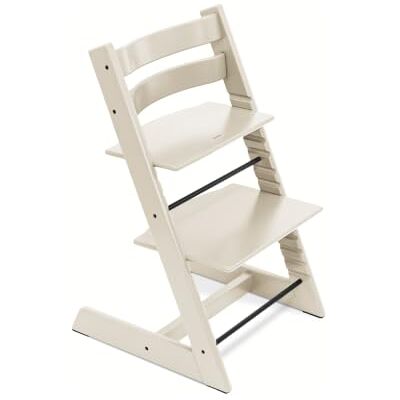 Stokke Cadeira Tripp Trapp de , Branco Vanilla Cadeira ajustável, evolutiva para recém-nascidos, crianças e adultos Prática, confortável e ergonômica La trona evolutiva que crece con el niño. Diseño icónico en haya europea, asiento y reposapiés regulabl Stokke Cadeira Tripp Trapp de , Branco Vanilla Cadeira ajustável, evolutiva para recém-nascidos, crianças e adultos Prática, confortável e ergonômica La trona evolutiva que crece con el niño. Diseño icónico en haya europea, asiento y reposapiés regulabl
