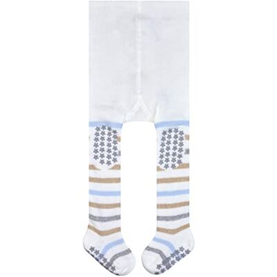 Falke Multi Stripe B TI algodão buchas antiderrapantes 1 peça, meias unissexo bebé, branco (Off-White 2040), 80-92, Branco e ouro Falke Multi Stripe B TI algodão buchas antiderrapantes 1 peça, meias unissexo bebé, branco (Off-White 2040), 80-92, Branco e ouro