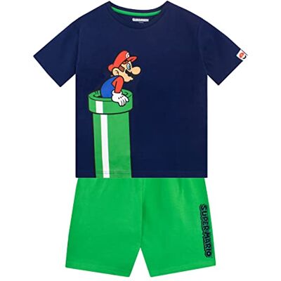 Super Mario Conjuntos de top e calções para crianças Super Mario Conjuntos de top e calções para crianças