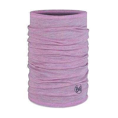 Buff Cueca de pescoço, Merino Lightweight, menino menina, lilás, tamanho único, cachecol multifuncional 100% lã mineral, caminhadas, ar livre, sustentável, leve, fina Buff Cueca de pescoço, Merino Lightweight, menino menina, lilás, tamanho único, cachecol multifuncional 100% lã mineral, caminhadas, ar livre, sustentável, leve, fina