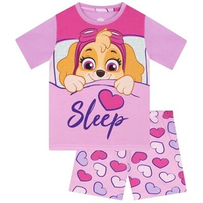 Paw Patrol Pijama Menina Patrulha Canina pijamas para menina Skye pijamas inteiros para crianças rosa 3-4 anos Paw Patrol Pijama Menina Patrulha Canina pijamas para menina Skye pijamas inteiros para crianças rosa 3-4 anos