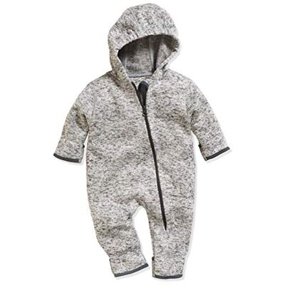 Playshoes Fleece-Overall Farblich Abgesetzt Fato de esqui para bebé-crianças, Polar de malha cinza Playshoes Fleece-Overall Farblich Abgesetzt Fato de esqui para bebé-crianças, Polar de malha cinza