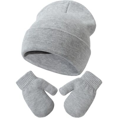 DRESHOW Toddler Beanie Kids Invierno Sombreros de Punto con Guantes Set Bebé Niño Pequeño Invierno Cálido Gorro de Punto con manopla para 3 Meses 5 Años Niñas Niños DRESHOW Toddler Beanie Kids Invierno Sombreros de Punto con Guantes Set Bebé Niño Pequeño Invierno Cálido Gorro de Punto con manopla para 3 Meses 5 Años Niñas Niños