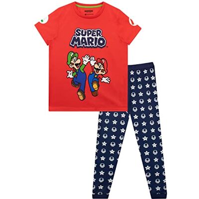 Super Mario Pijama de manga curta para crianças Super Mario Pijama de manga curta para crianças