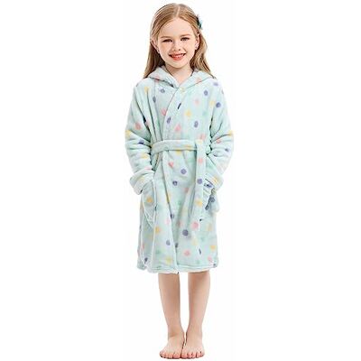 XINNE Roupão de Coral Polar com Capuz para Bebês, Albornoz para Meninos e Meninas, Pijamas, Roupa de Dormir, azul, 1-2 anos XINNE Roupão de Coral Polar com Capuz para Bebês, Albornoz para Meninos e Meninas, Pijamas, Roupa de Dormir, azul, 1-2 anos