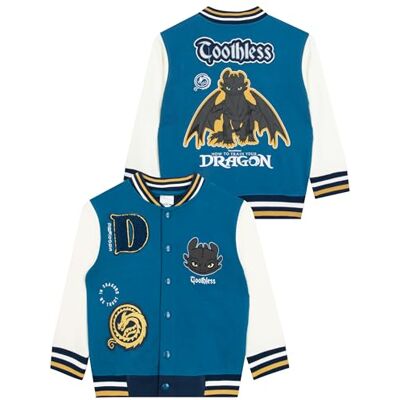 Dragon Casaco para criança, casaco Bomber Toothless, casaco menino dragão, azul, 6-7 anos Dragon Casaco para criança, casaco Bomber Toothless, casaco menino dragão, azul, 6-7 anos