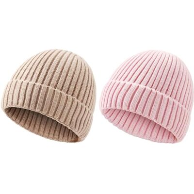 DRESHOW Gorro bebé inverno gorro lã criança chapéus unissexo de malha macia para meninos e meninas gorros quentes para crianças de 3 meses 8 anos DRESHOW Gorro bebé inverno gorro lã criança chapéus unissexo de malha macia para meninos e meninas gorros quentes para crianças de 3 meses 8 anos