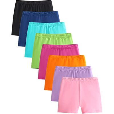 Adorel Calções Shorts leggings para menina, conjunto de 8 infâncias, vibradores, 3-4 Anos, tamanho do fabricante 110 Adorel Calções Shorts leggings para menina, conjunto de 8 infâncias, vibradores, 3-4 Anos, tamanho do fabricante 110