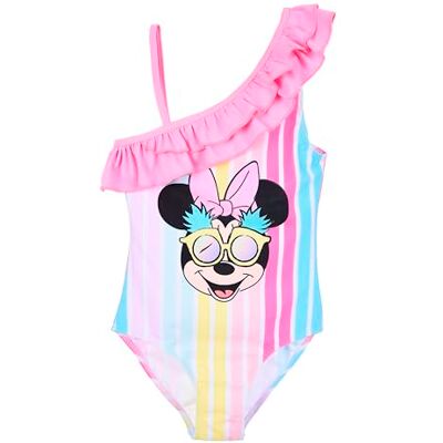 Disney Minnie Mouse Fato de banho para menina, verão, fato de banho de uma peça, natação infantil, tamanhos 3 a 8 anos, ROSA, 3 anos Disney Minnie Mouse Fato de banho para menina, verão, fato de banho de uma peça, natação infantil, tamanhos 3 a 8 anos, ROSA, 3 anos