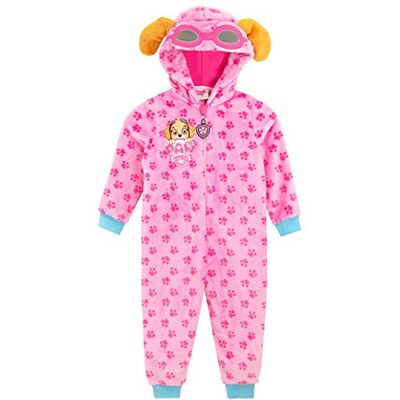 Paw Patrol Pijama Inteiro Pijama Skye Patrulha Canina Polar pijamas menina inverno rosa 18-24 meses Paw Patrol Pijama Inteiro Pijama Skye Patrulha Canina Polar pijamas menina inverno rosa 18-24 meses