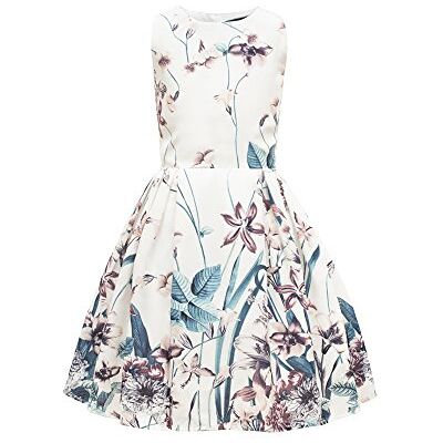 BlackButterfly Vestido vintage dos anos 50 para meninas 'Kira', Marfim BlackButterfly Vestido vintage dos anos 50 para meninas 'Kira', Marfim