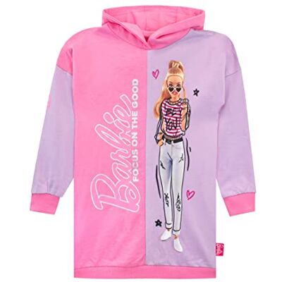 Barbie Vestido com capuz para meninas, multicolorido Barbie Vestido com capuz para meninas, multicolorido