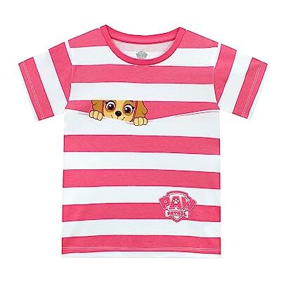 Paw Patrol T-shirt Patrulla Canina Meninas Skye T-shirts Menina T-shirt de Manga Curta, ROSA, 7-8 anos Paw Patrol T-shirt Patrulla Canina Meninas Skye T-shirts Menina T-shirt de Manga Curta, ROSA, 7-8 anos
