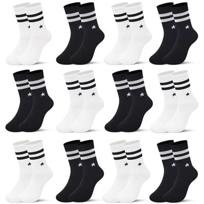 Libella 12 pares de meias para crianças meias de ténis meias desportivas meias de inverno algodão 2889, 12-2888 Libella 12 pares de meias para crianças meias de ténis meias desportivas meias de inverno algodão 2889, 12-2888