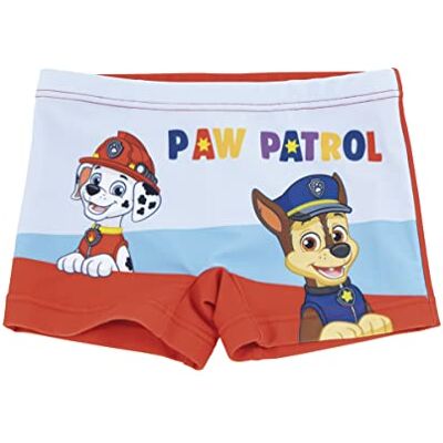 Paw Patrol Calções de banho para crianças, deslize curtos de natação infantil, boxers para crianças, calções de banho de patrulha de canina, tamanho 6 anos vermelho Paw Patrol Calções de banho para crianças, deslize curtos de natação infantil, boxers para crianças, calções de banho de patrulha de canina, tamanho 6 anos vermelho