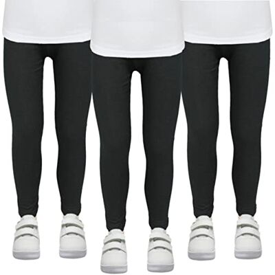 TupTam Leggings para meninas leggings térmicas leggings de inverno pack de 3, Preto TupTam Leggings para meninas leggings térmicas leggings de inverno pack de 3, Preto