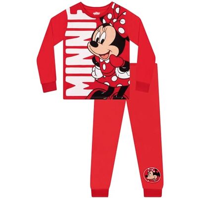 Disney Pijama menina Minnie Mouse, Minnie pijama menina, pijama de manga comprida para menina, pijama de inverno, Manga comprida Disney Pijama menina Minnie Mouse, Minnie pijama menina, pijama de manga comprida para menina, pijama de inverno, Manga comprida