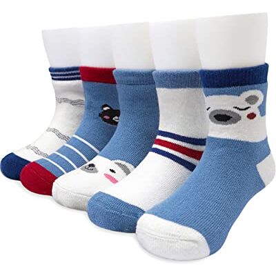 Adorel Meias Inverno Térmicas Algodão Menino Pack de 5, 5-6 anos Adorel Meias Inverno Térmicas Algodão Menino Pack de 5, 5-6 anos
