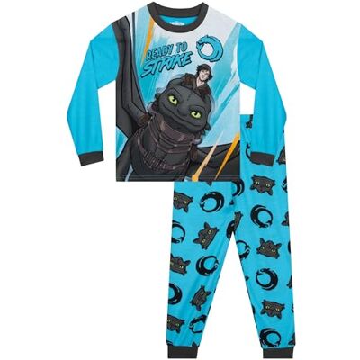 Dragon Pijama para criança, pijama de manga comprida para menino, Pjs inverno, Manga comprida Dragon Pijama para criança, pijama de manga comprida para menino, Pjs inverno, Manga comprida